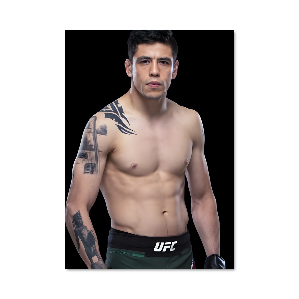 Poster Brandon moreno tatouée